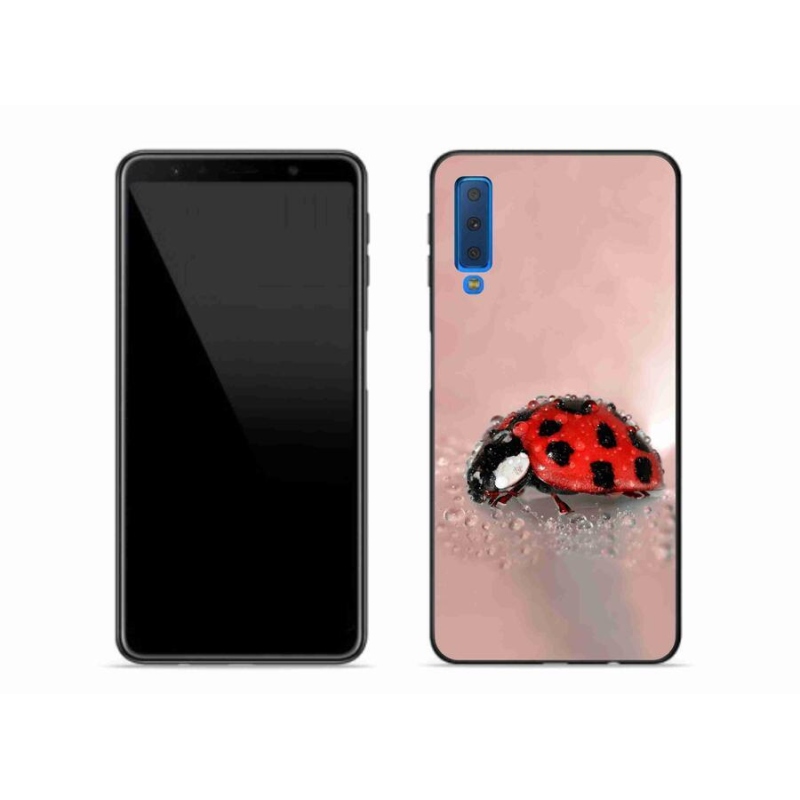 Gél védőhuzat mmCase Samsung Galaxy A7 (2018) - katicabogár