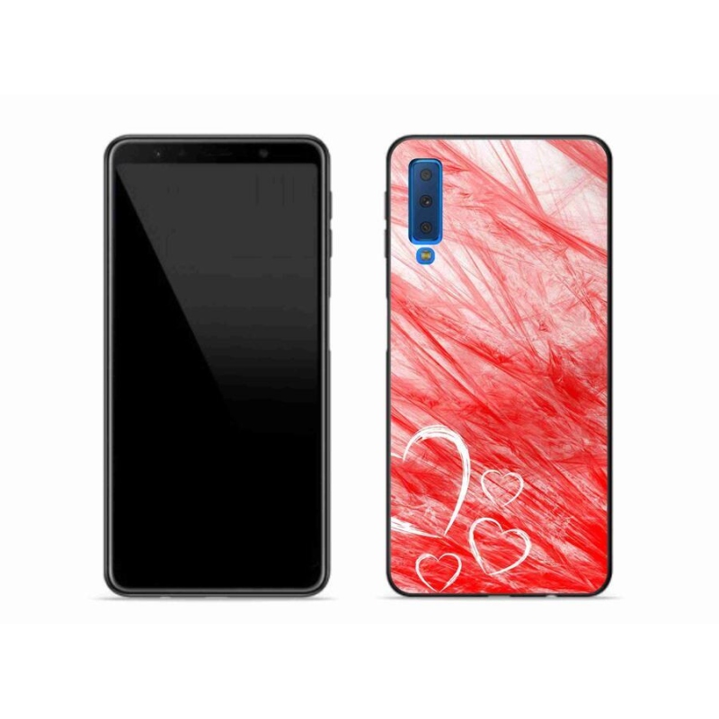 Zselés borítás mmCase Samsung Galaxy A7 (2018) - szív