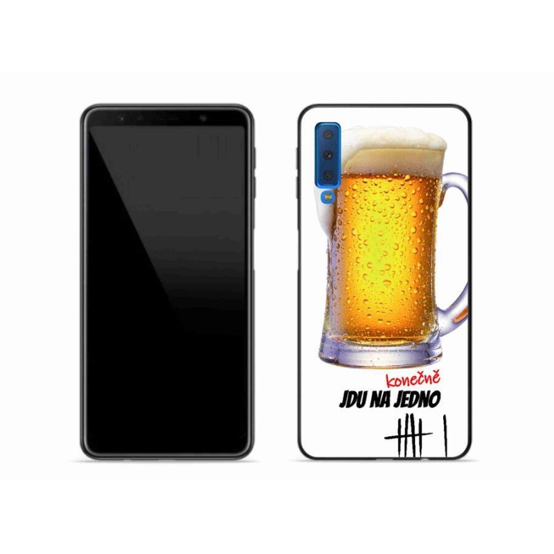 Gél borító mmCase Samsung Galaxy A7 (2018) - Megyek az egyikhez