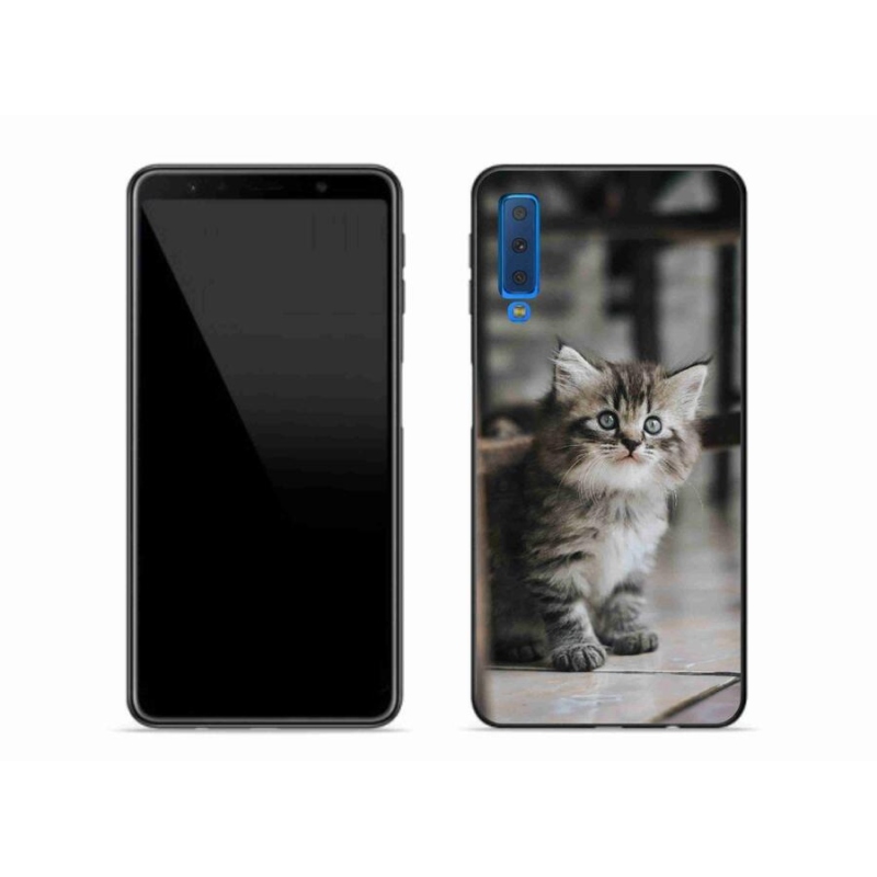 Zselés borítás mmCase Samsung Galaxy A7 (2018) - cica