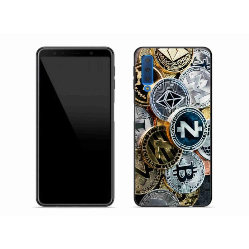 Gél borítás mmCase Samsung Galaxy A7 (2018) - kriptovaluták