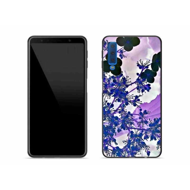 Gél védőhuzat mmCase Samsung Galaxy A7 (2018) - hortenzia virág