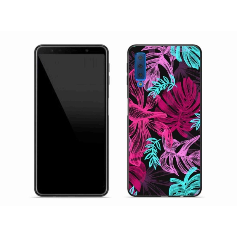 Zselés borítás mmCase Samsung Galaxy A7 (2018) - virágok 1