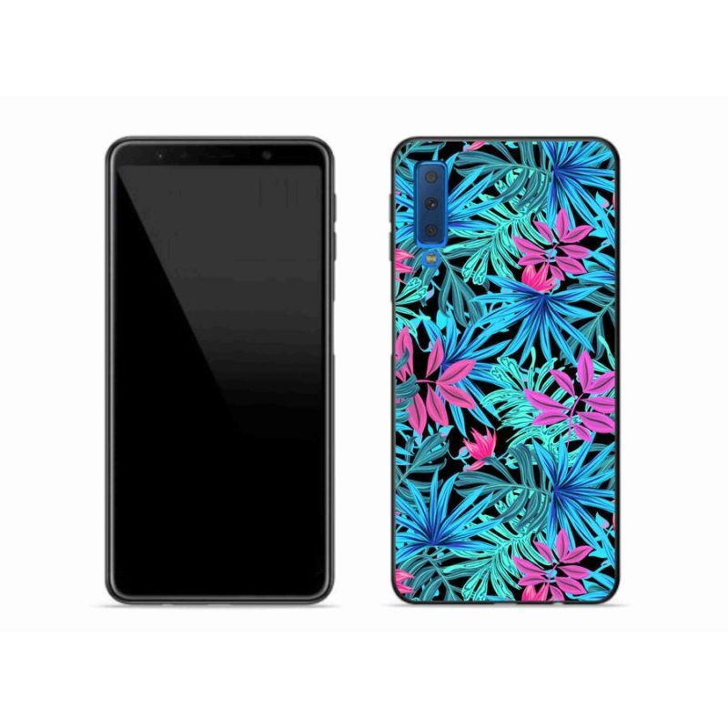 Zselés borítás mmCase Samsung Galaxy A7 (2018) - virágok 3
