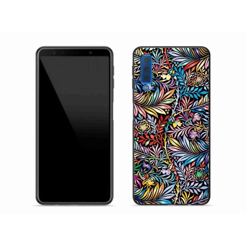 Zselés borítás mmCase Samsung Galaxy A7 (2018) - virágok 5