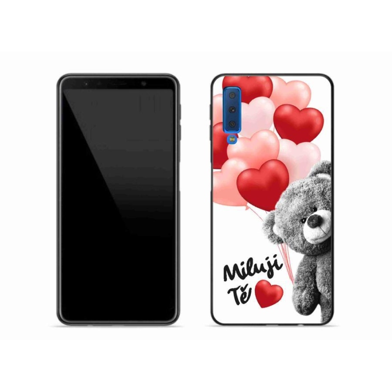 Gél borító mmCase Samsung Galaxy A7 (2018) - I love you