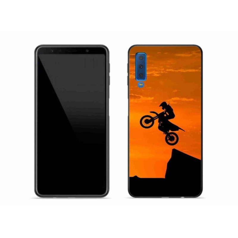 Gél védőhuzat mmCase Samsung Galaxy A7 (2018) - motocross