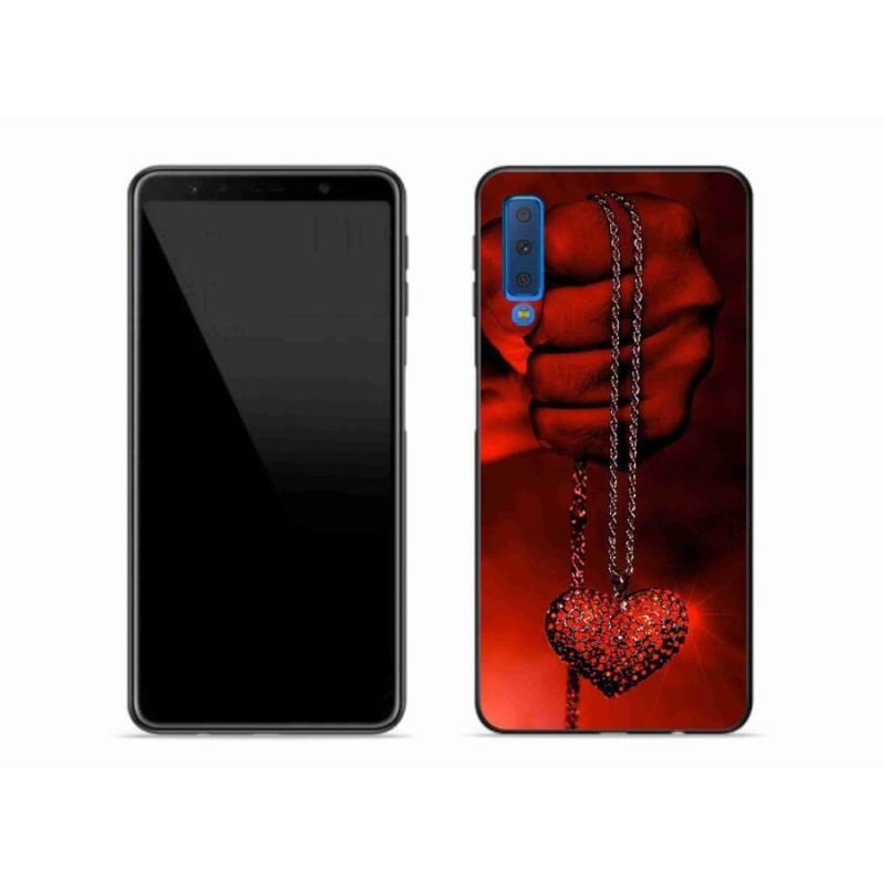 Gél borítás mmCase Samsung Galaxy A7 (2018) - nyaklánc