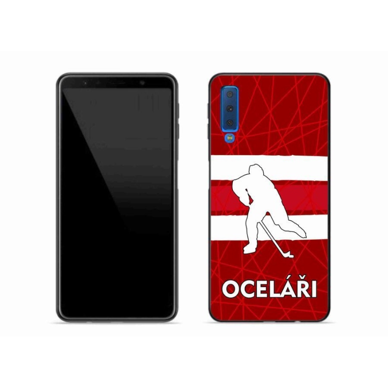 Zselés borítás mmCase Samsung Galaxy A7 (2018) - Acélszínűek