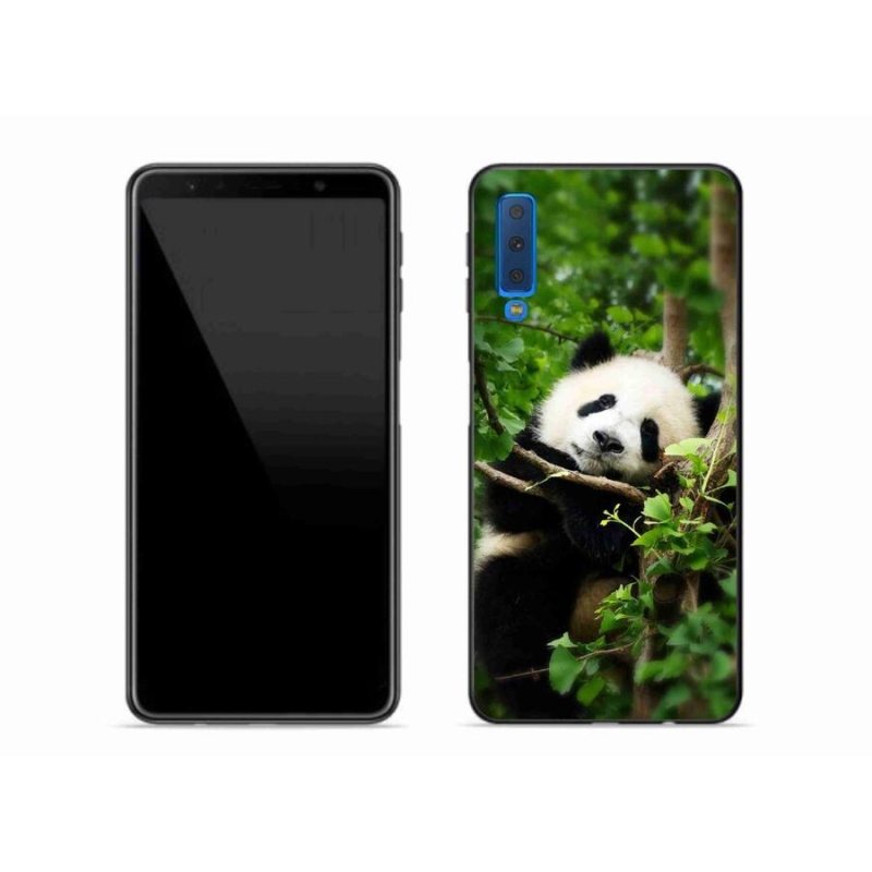 Gél védőhuzat mmCase Samsung Galaxy A7 (2018) - panda