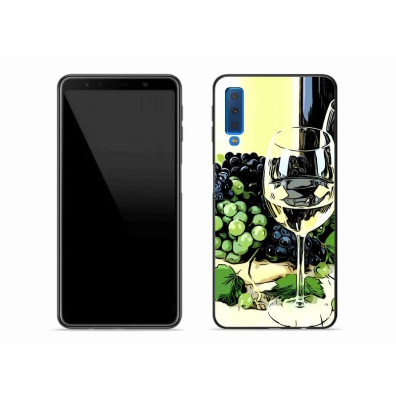 Gél borítás mmCase Samsung Galaxy A7 (2018) - pohár borhoz