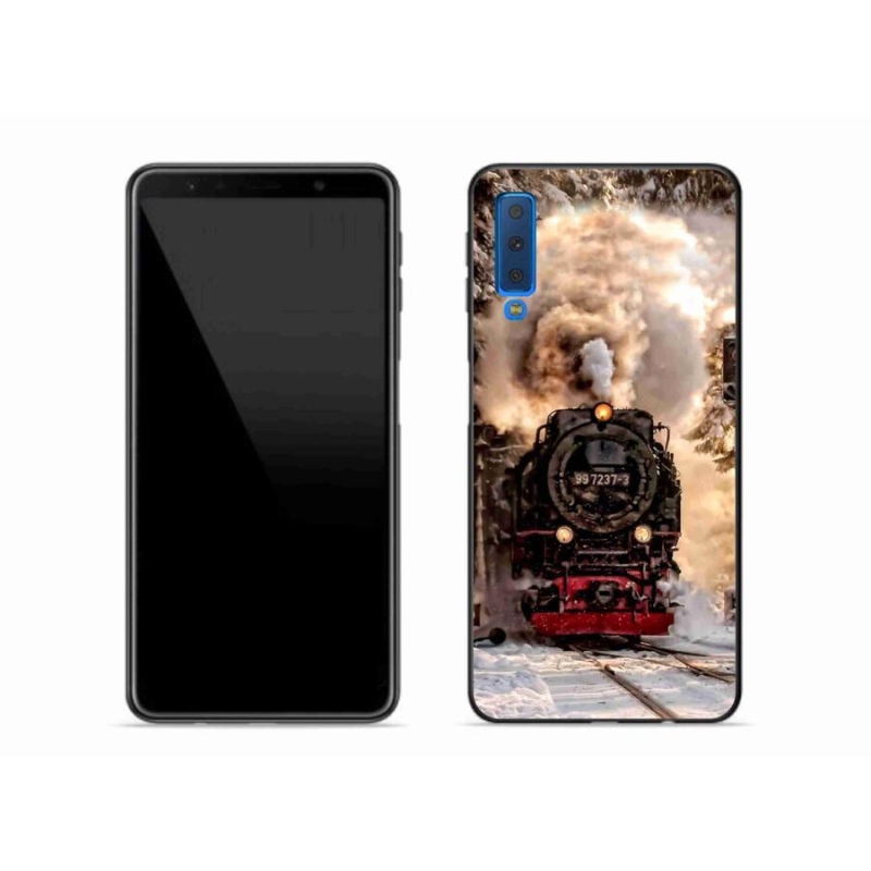 Zselés borítás mmCase Samsung Galaxy A7 (2018) - vonat