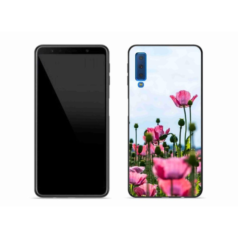 Gél védőhuzat mmCase Samsung Galaxy A7 (2018) - mákos színű