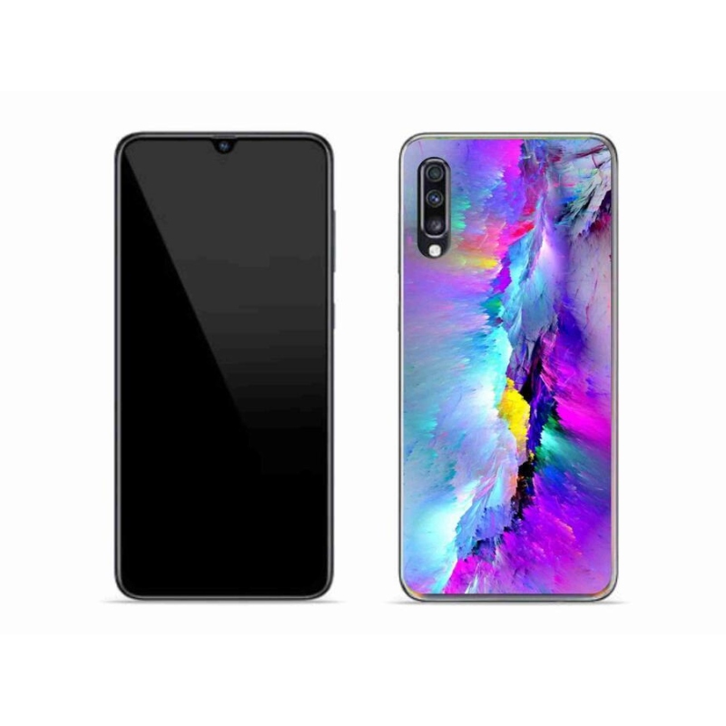 Gél borítás mmCase Samsung Galaxy A70 készülékhez - absztrakt