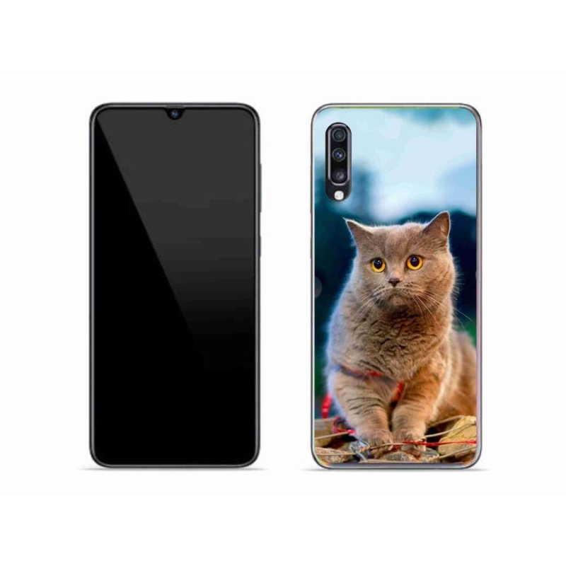 Gél védőhuzat mmCase Samsung Galaxy A70 - brit kék 2