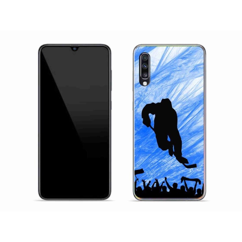 Gél borítás mmCase Samsung Galaxy A70 - hokis játékoshoz