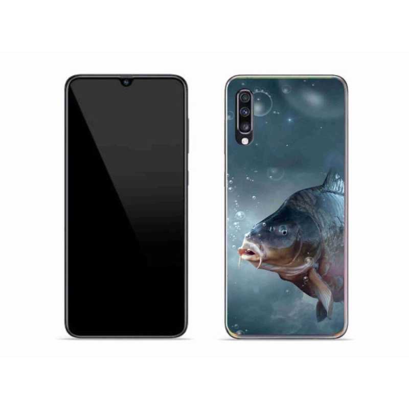 Gél borítás mmCase Samsung Galaxy A70 - ponty és buborékok