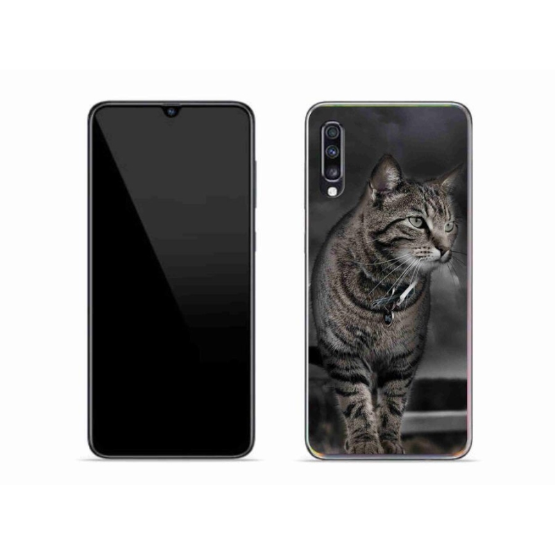 Zselés borítás mmCase Samsung Galaxy A70 - macska