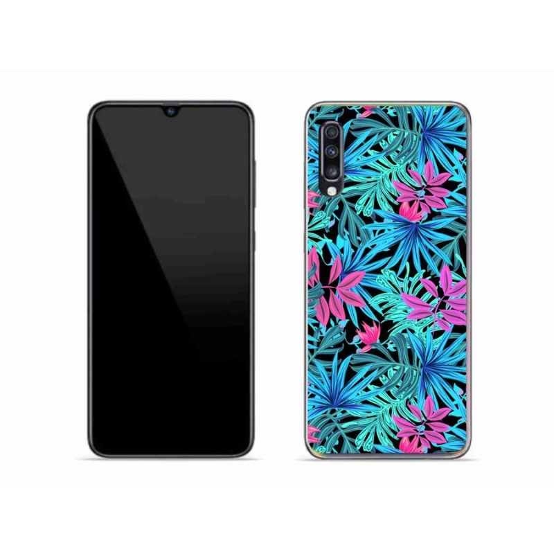 Gél borítás mmCase Samsung Galaxy A70 - virágok 3