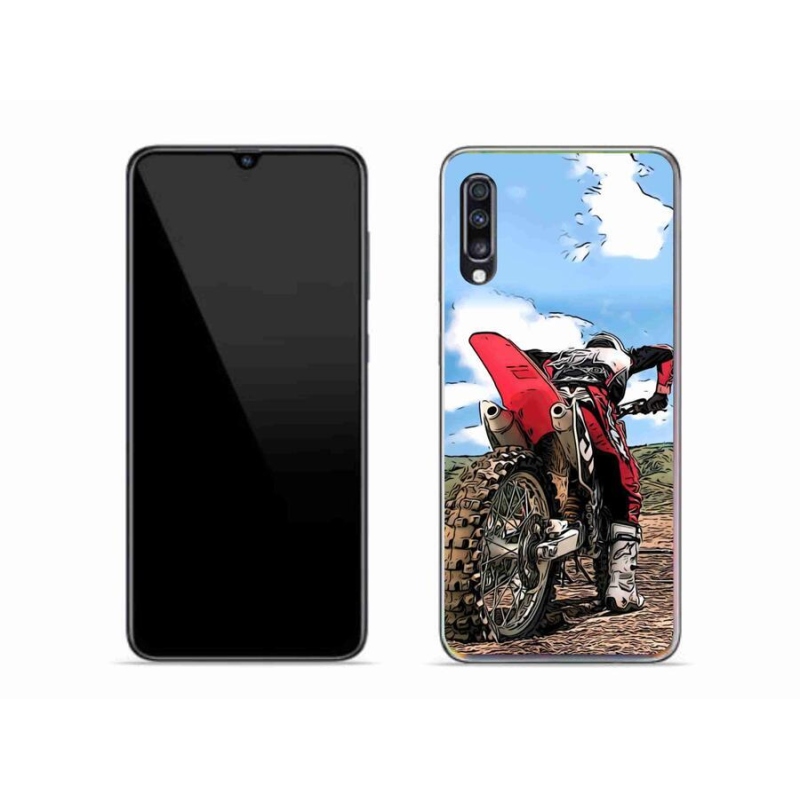 Gél védőhuzat mmCase Samsung Galaxy A70 - moto
