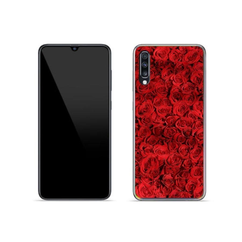 Zselés borítás mmCase Samsung Galaxy A70 készülékhez - rózsaszínű