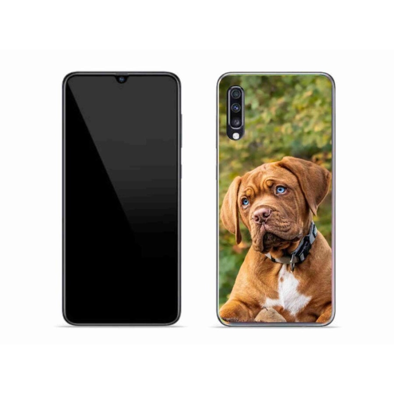 Gél borítás mmCase Samsung Galaxy A70 - kölyökkékhez
