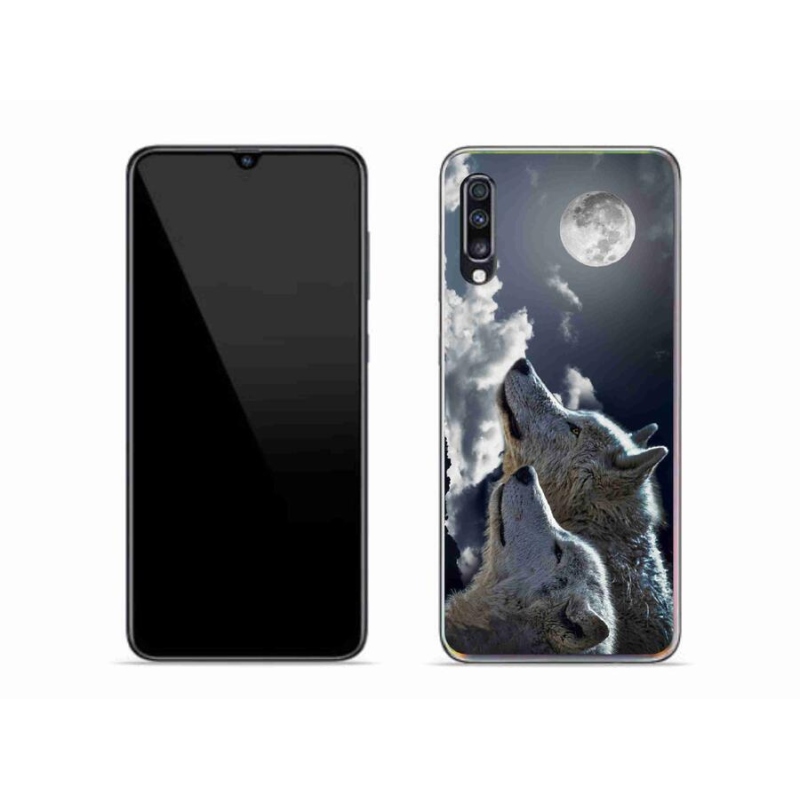 Zselés borítás mmCase Samsung Galaxy A70 - farkasok