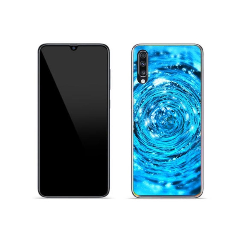 Gél borítás mmCase Samsung Galaxy A70 - water vortex - zselés tok Samsung Galaxy A70-hez
