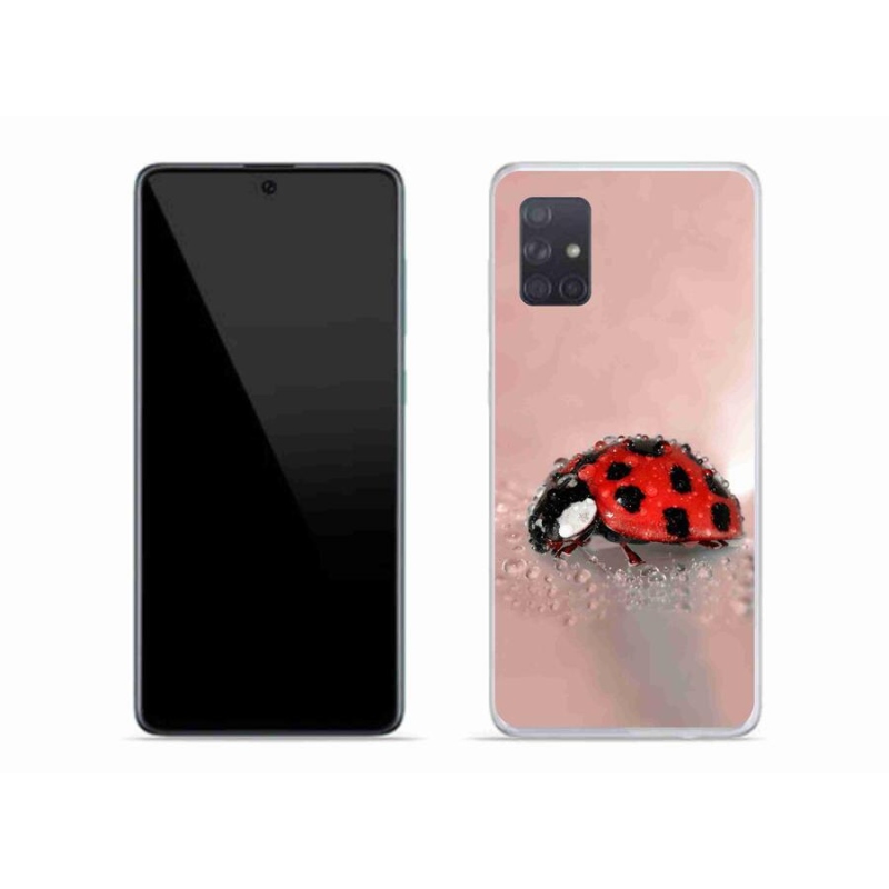 Zselés borítás mmCase Samsung Galaxy A71 készülékhez - katicabogár