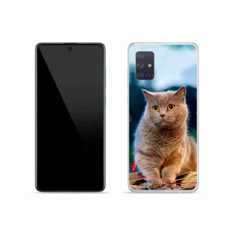 Gél védőhuzat mmCase Samsung Galaxy A71 - brit kék 2
