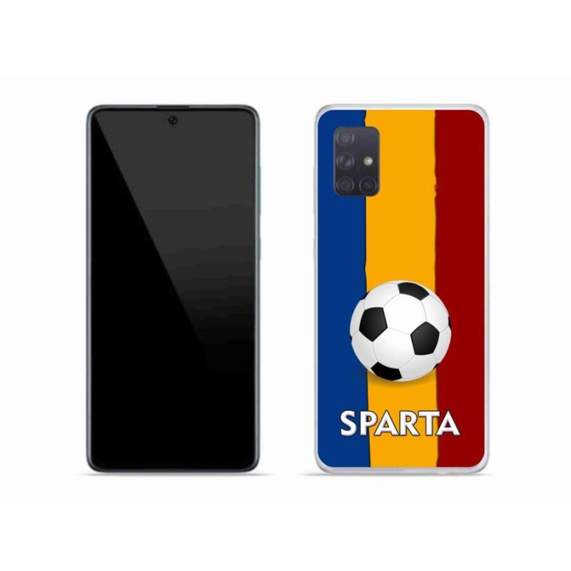 Zselés borítás mmCase Samsung Galaxy A71 - futball 1
