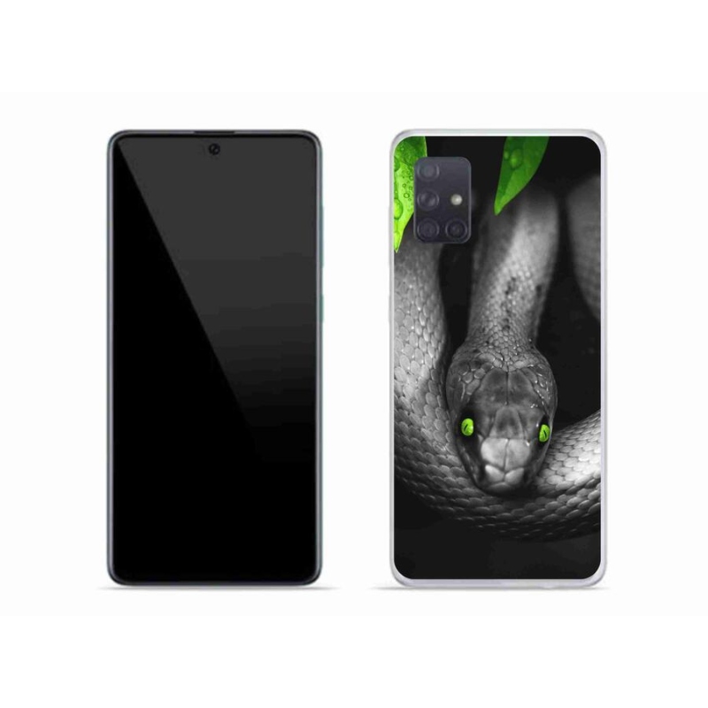 Gél védőburkolat mmCase Samsung Galaxy A71 - kígyó