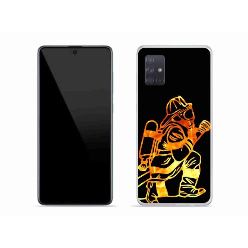 Zselés borítás mmCase Samsung Galaxy A71 - tűzoltó 1