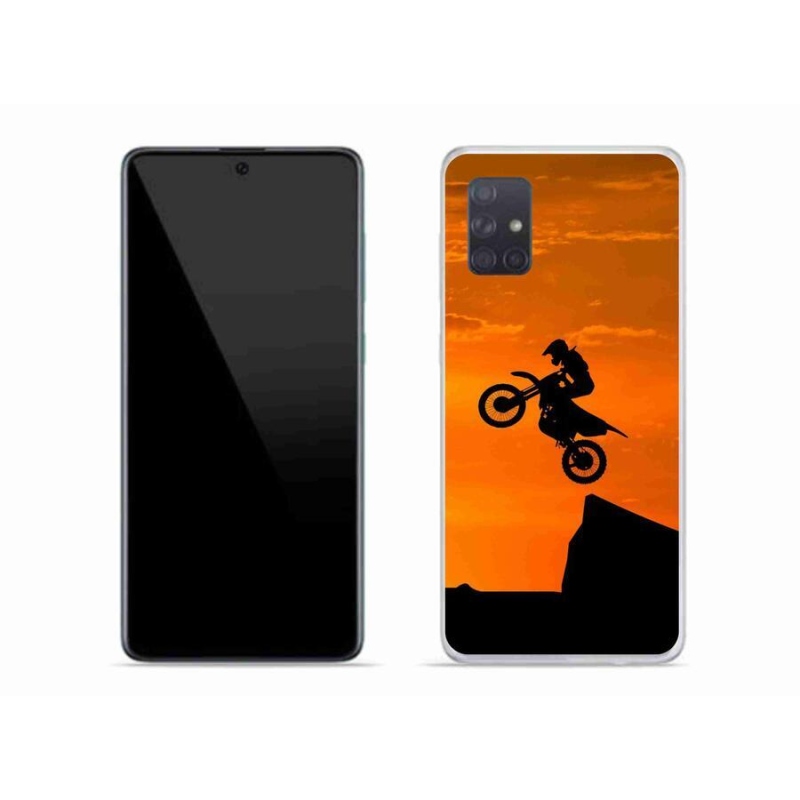 Zselés borítás mmCase Samsung Galaxy A71 - motocross