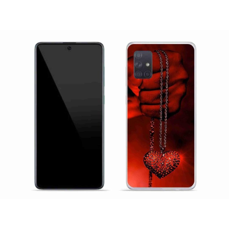 Gél borítás mmCase Samsung Galaxy A71 - nyaklánc