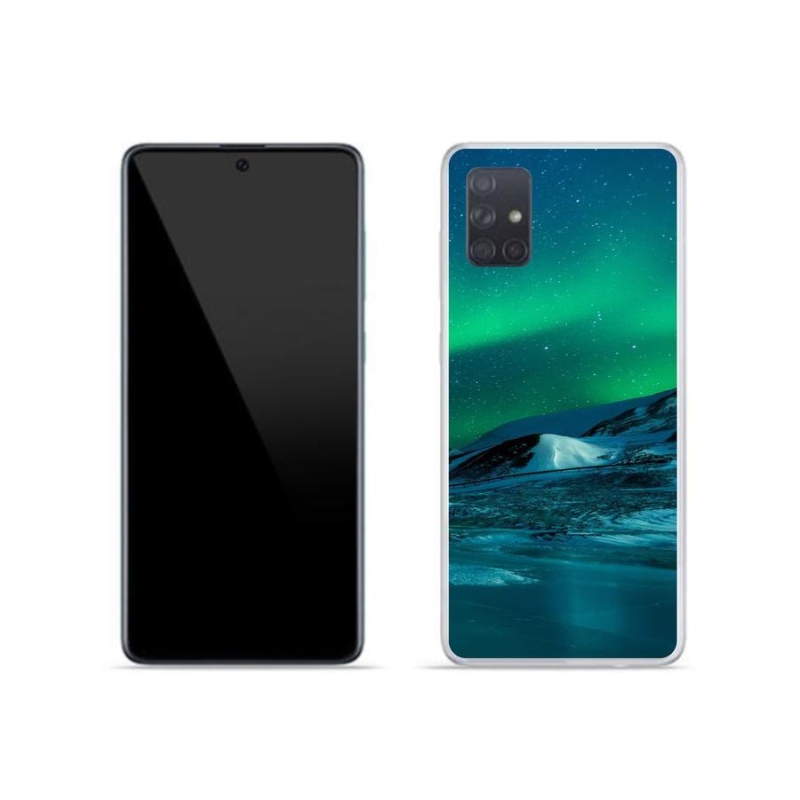 Gél borító mmCase Samsung Galaxy A71 - aurora borealis - Samsung Galaxy A71 - sarki fény