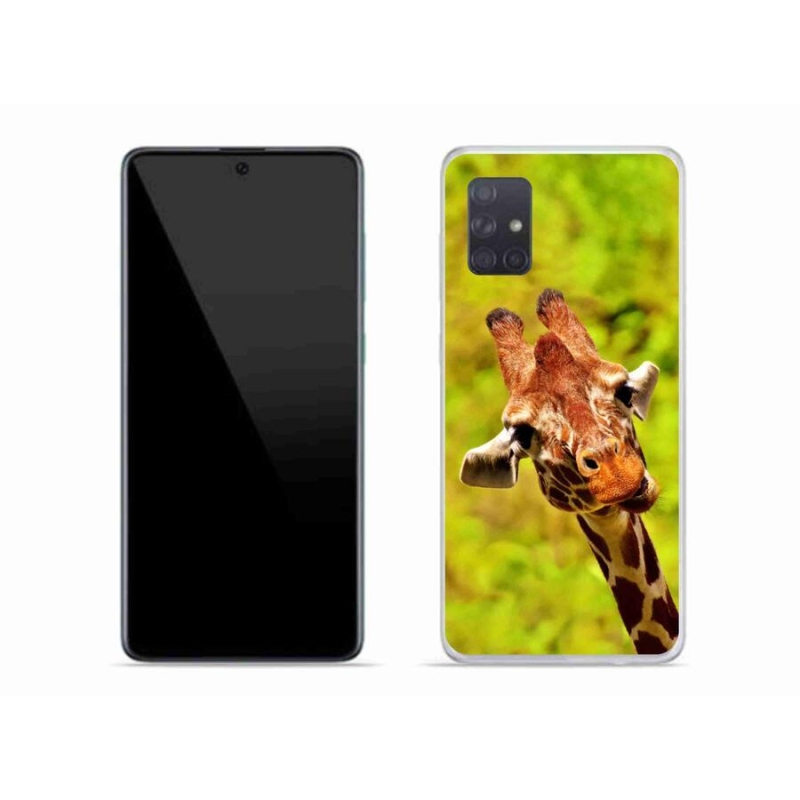 Zselés borítás mmCase Samsung Galaxy A71 - zsiráf