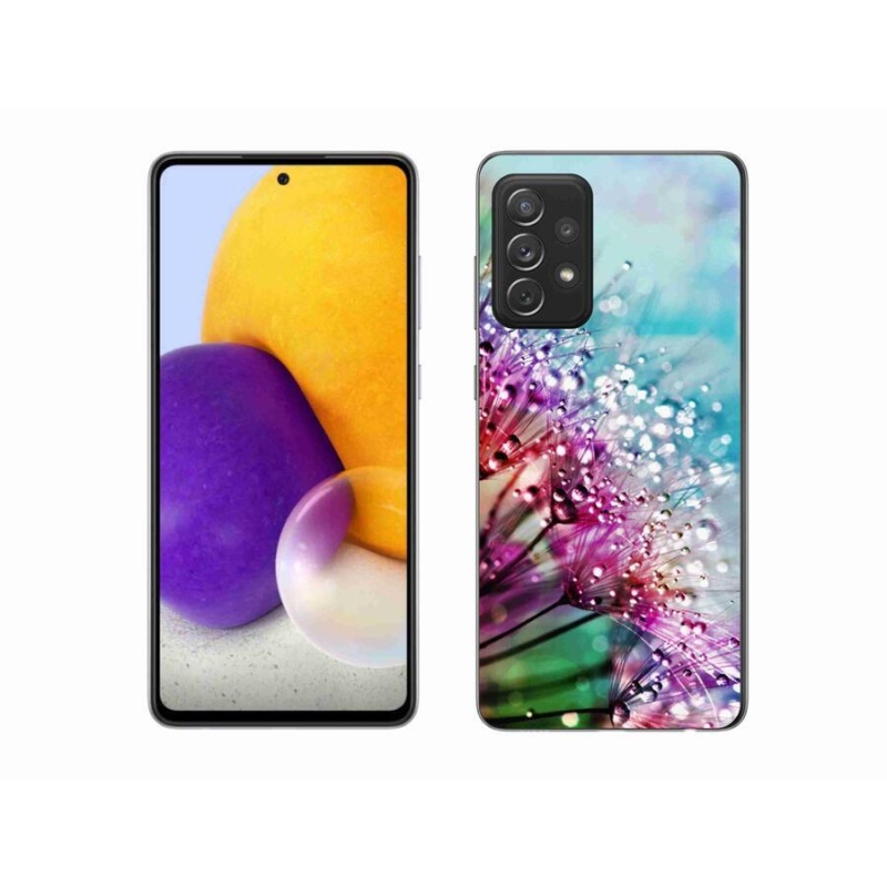 Gél borítás mmCase Samsung Galaxy A72/A72 5G - színes virágok