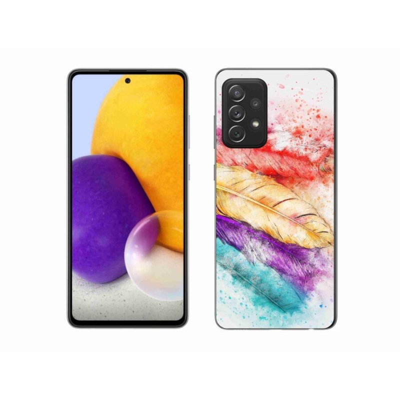 Zselés borítás mmCase Samsung Galaxy A72/A72 5G - színes toll