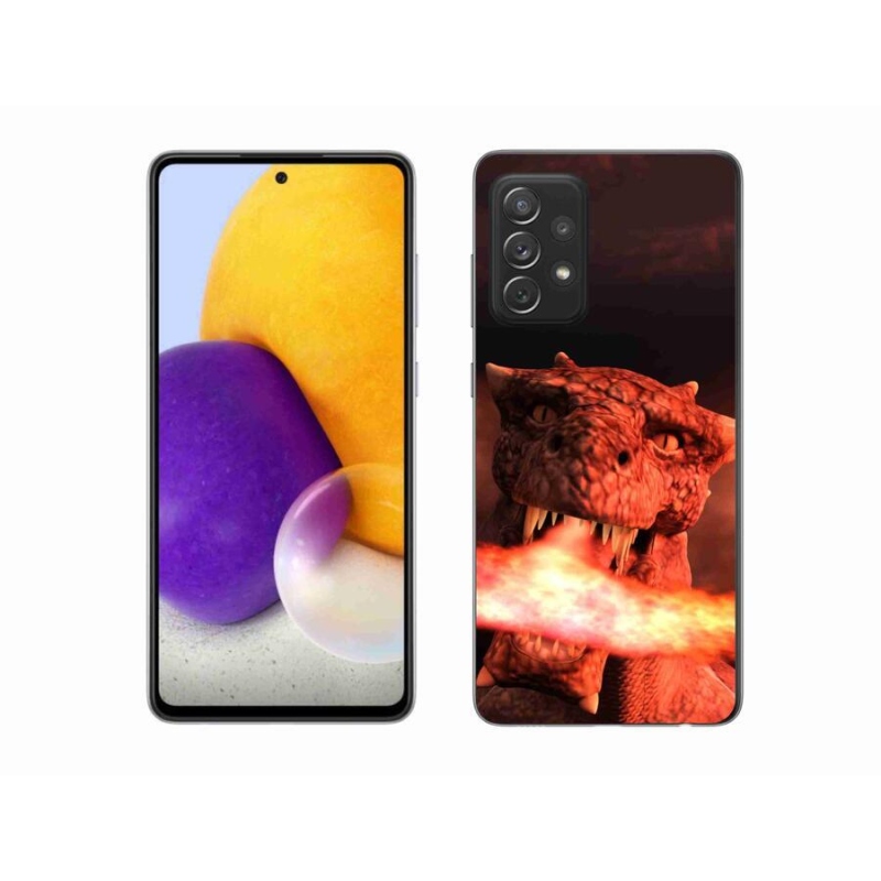 Zselés borítás mmCase Samsung Galaxy A72/A72 5G - sárkány