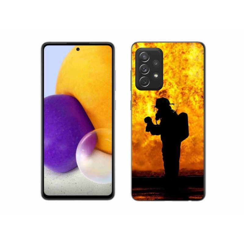 Gél borítás mmCase Samsung Galaxy A72/A72 5G - tűzoltóhoz