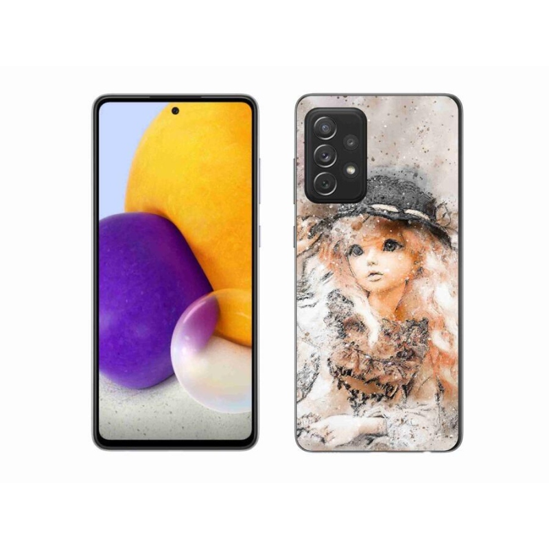 Zselés borítás mmCase Samsung Galaxy A72/A72 5G - kalapos lányhoz