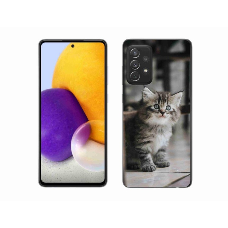 Zselés borítás mmCase Samsung Galaxy A72/A72 5G - cica