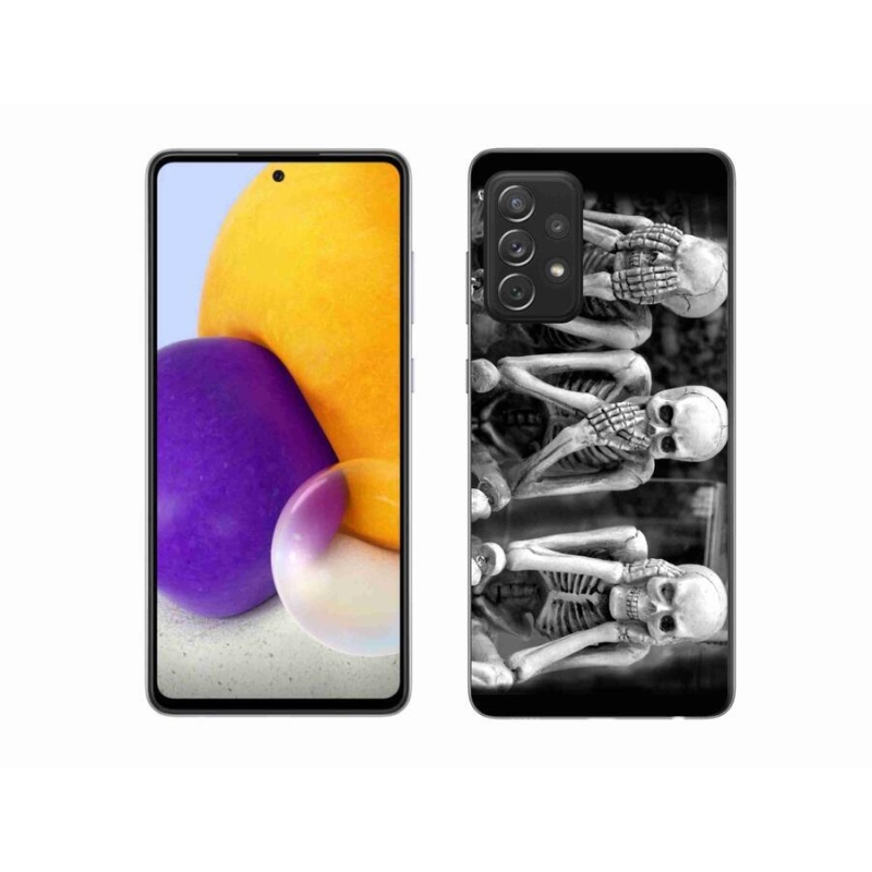 Zselés borítás mmCase Samsung Galaxy A72/A72 5G - csontvázakhoz