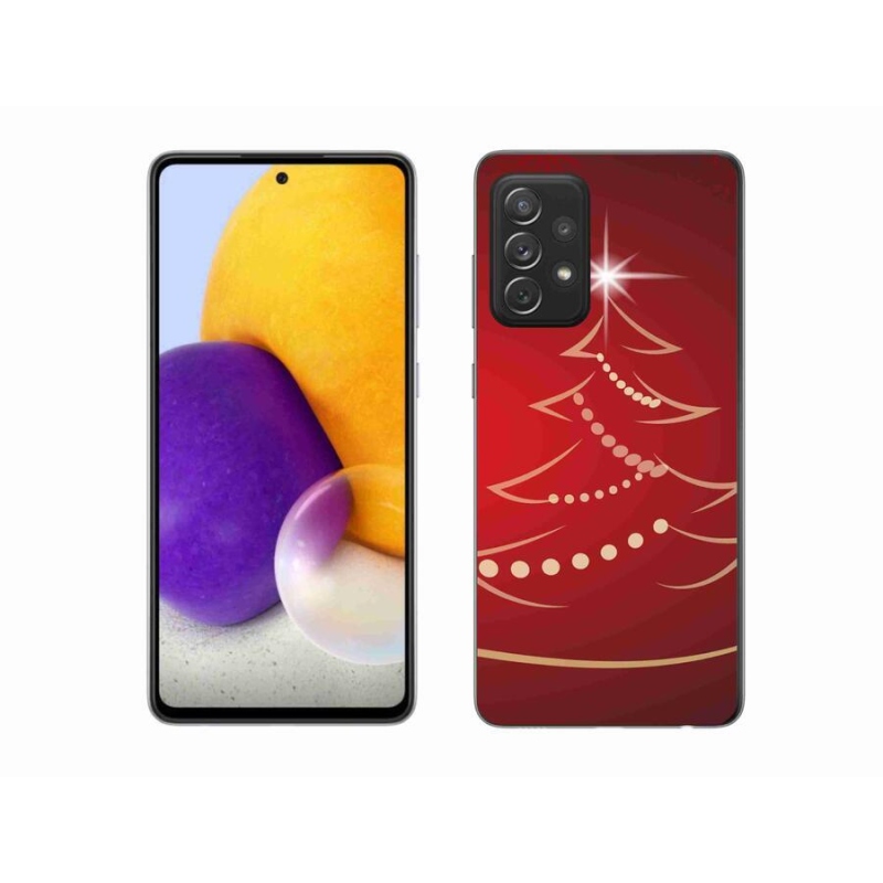 Gél borítás mmCase Samsung Galaxy A72/A72 5G - karácsonyfa karikatúra