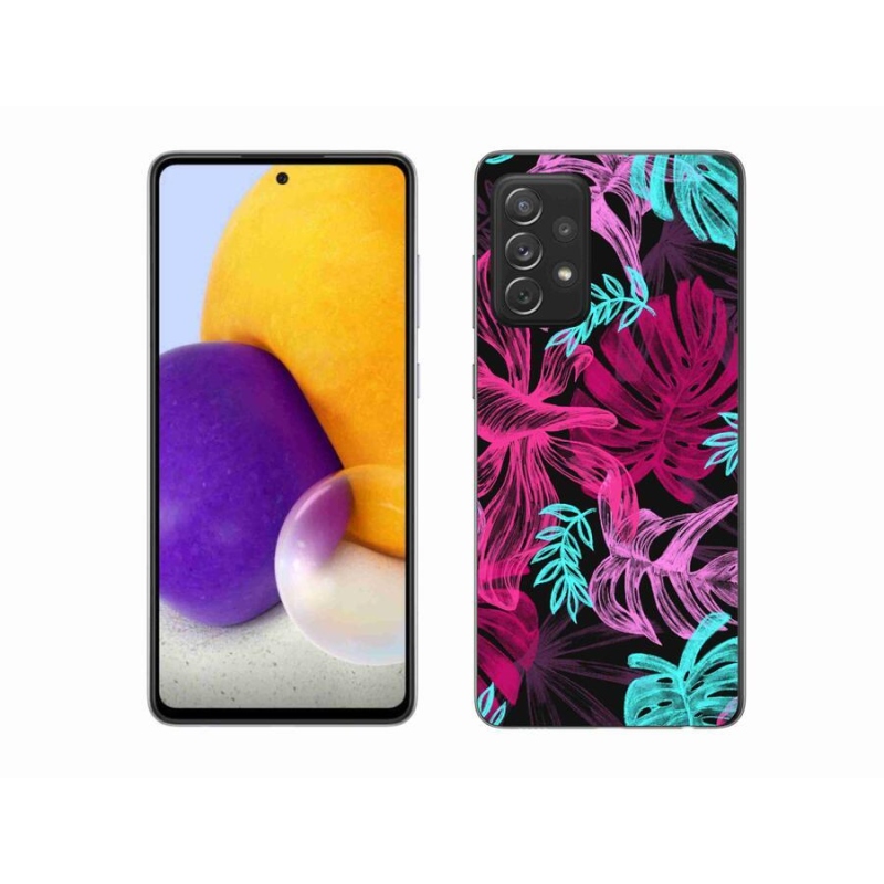 Zselés borítás mmCase Samsung Galaxy A72/A72 5G - virágok 1