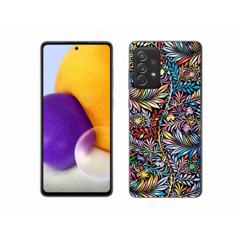 Gél borítás mmCase Samsung Galaxy A72/A72 5G - virágok 5