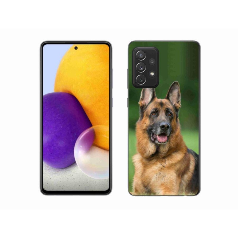 Zselés borítás mmCase Samsung Galaxy A72/A72 5G - Német juhászkutya számára