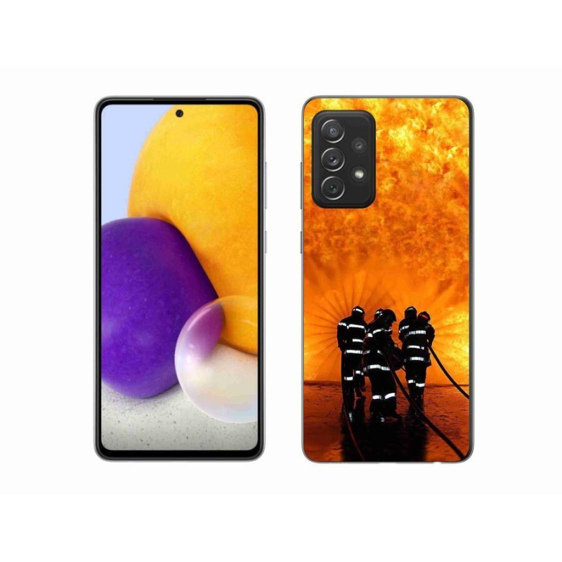 Gél borítás mmCase Samsung Galaxy A72/A72 5G - tűz