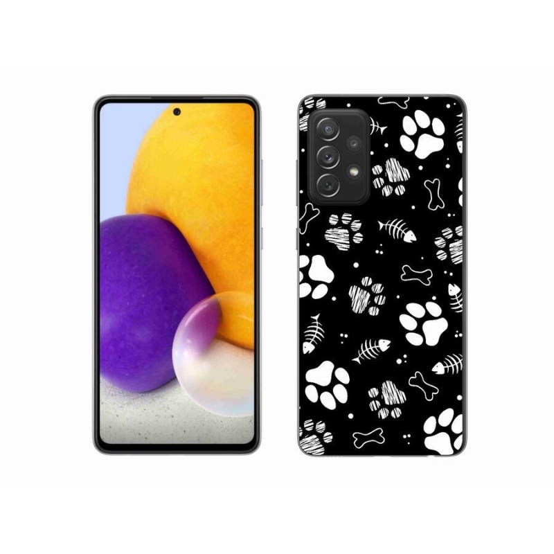 Zselés borítás mmCase Samsung Galaxy A72/A72 5G - kutyamancsok